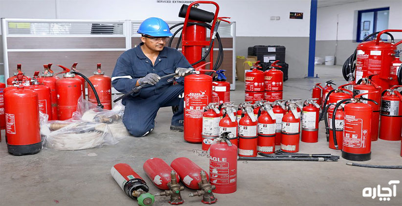 شارژ کپسول آتش نشانی اصفهان